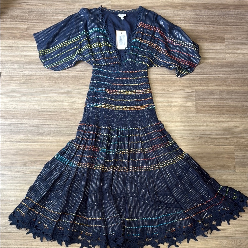 Hemant & Nandita navy blue dress